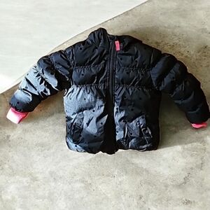 Cherokee Girls 2T Black with Pink Accent Jacket